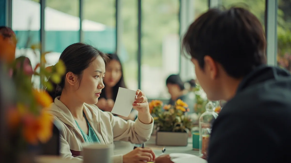 大名鼎鼎(대명정정)의 뜻 "이름이 널리 알려짐"을 나타낸 장면