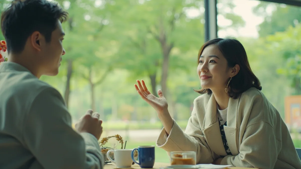 回心转意(회심전의)의 뜻 "마음을 돌림"을 나타낸 장면