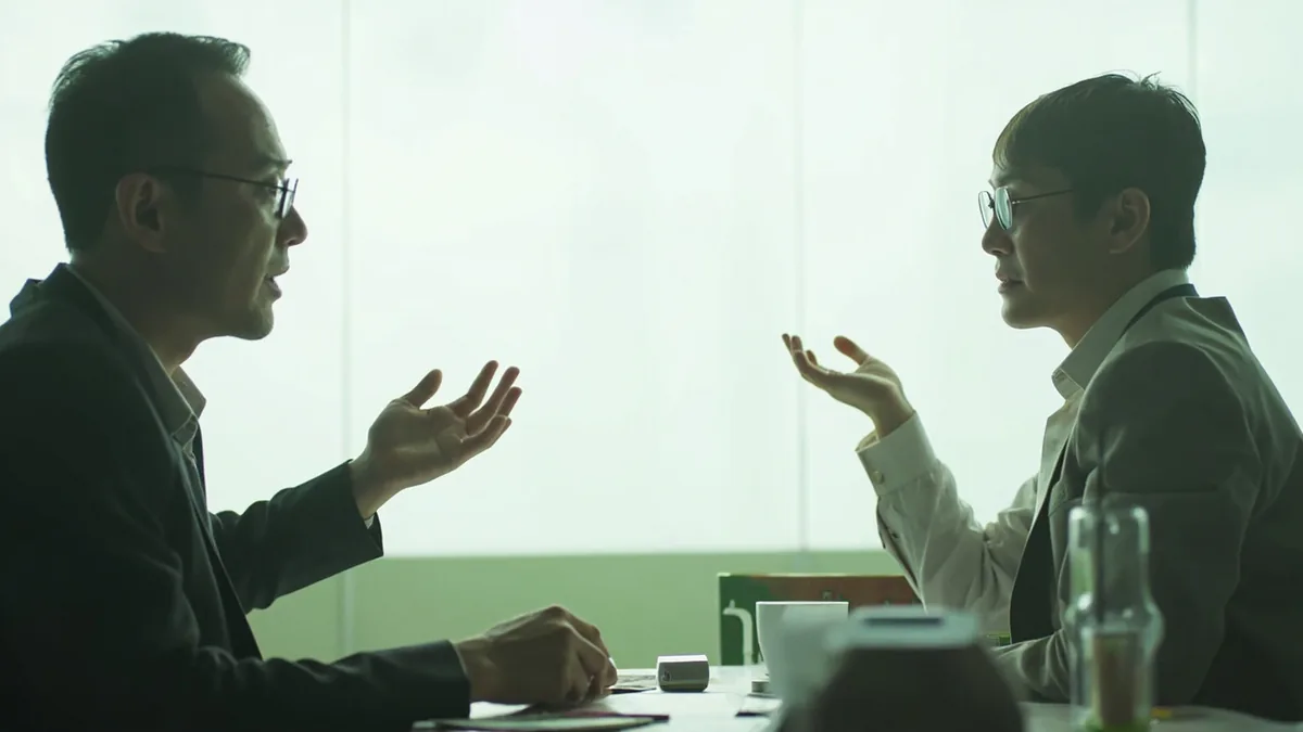 开门见山(개문견산)의 뜻 "바로 본론으로 들어감"을 나타낸 장면