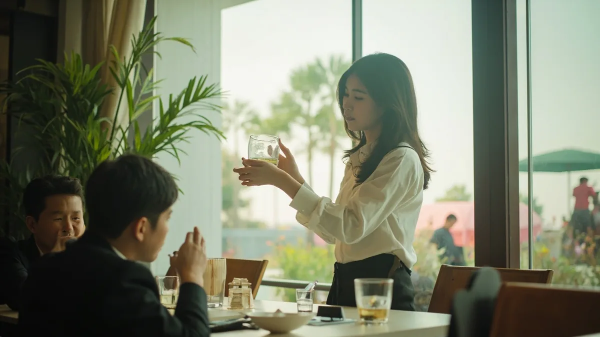 중국어로 "뭐 마실래요" — 喝点什么？ (hē diǎn shénme?)