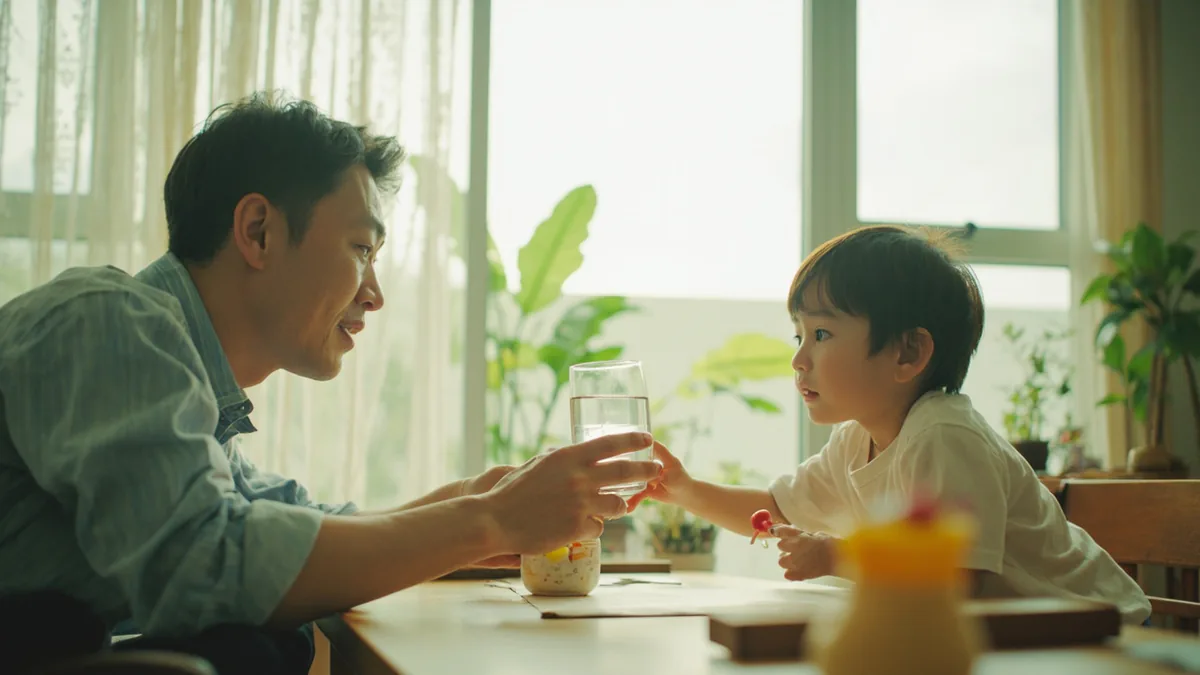 중국어로 "목말라요" — 渴不渴？ (kě bu kě?)