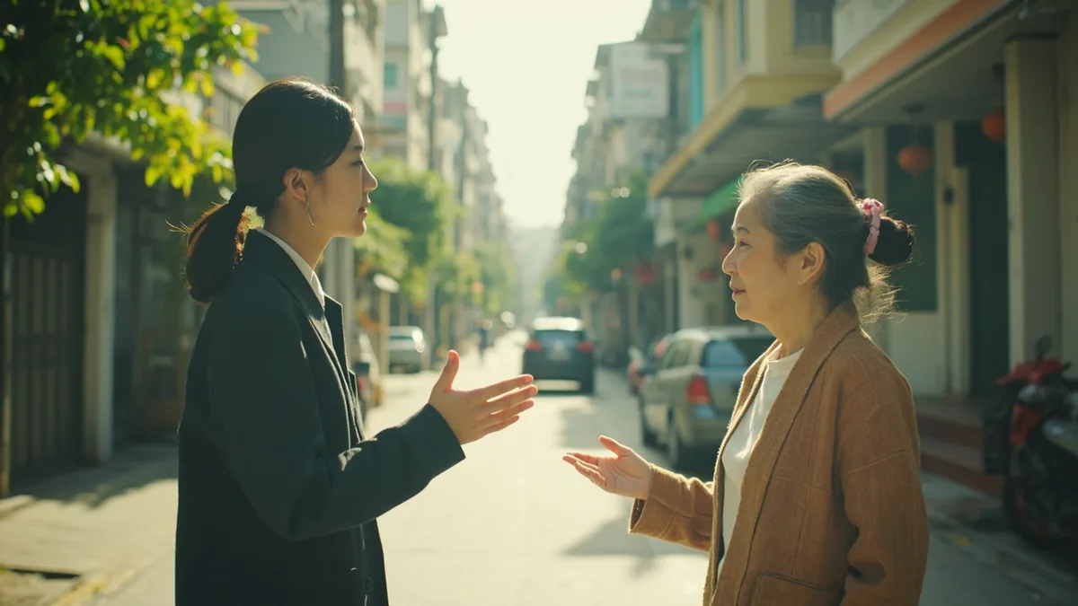 중국어로 "이모" — 阿姨 (āyí)