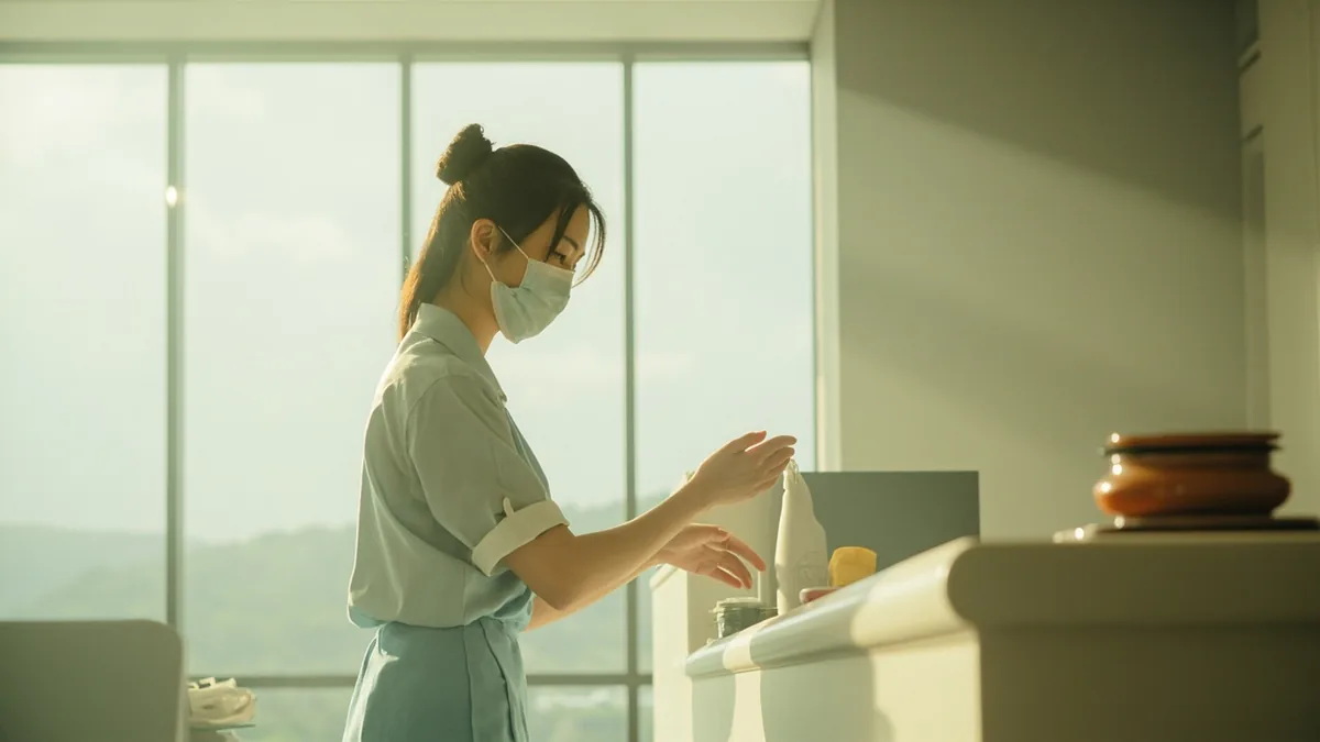 중국어로 "조식은 1층이에요" — 早餐在一楼 (zǎocān zài yìlóu)