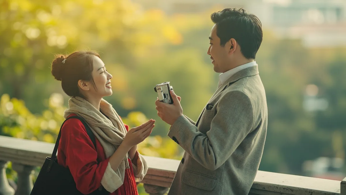 중국어로 "저희 사진 좀 찍어 주시겠어요" — 可以帮我们拍照吗？ (kěyǐ bāng wǒmen pāizhào ma?)