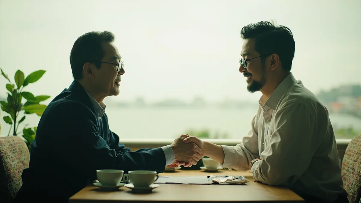중국어로 "거래 성사" — 成交 (chéngjiāo)