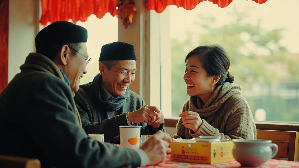 중국어로 "춘절 잘 보내세요" — 春节快乐 (Chūnjié kuàilè)