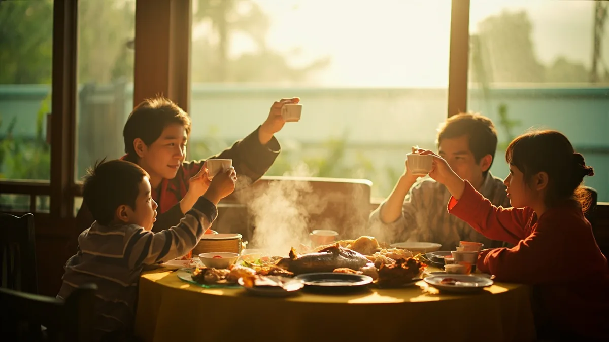 중국어로 "섣달그믐 잘 보내세요" — 除夕快乐 (Chúxī kuàilè)