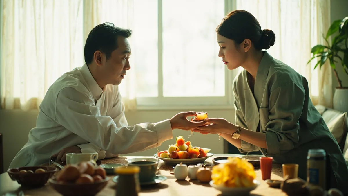 중국어로 "과일 먹어" — 吃水果吧 (chī shuǐguǒ ba)