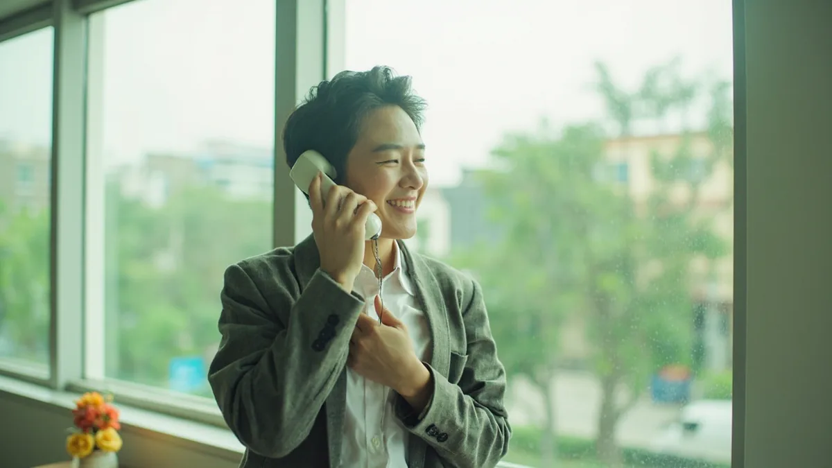 중국어로 "여보세요 저예요" — 喂，我是…… (wéi, wǒ shì...)