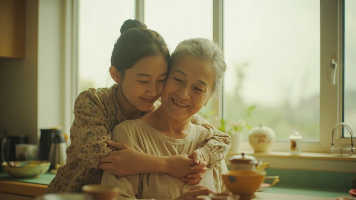 중국어로 "엄마 사랑해요" — 妈妈，我爱你 (māma, wǒ ài nǐ)