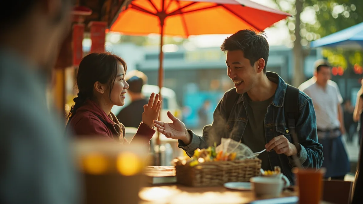 중국어로 "중국어 조금 할 줄 알아요" — 我会说一点中文 (wǒ huì shuō yīdiǎn zhōngwén)