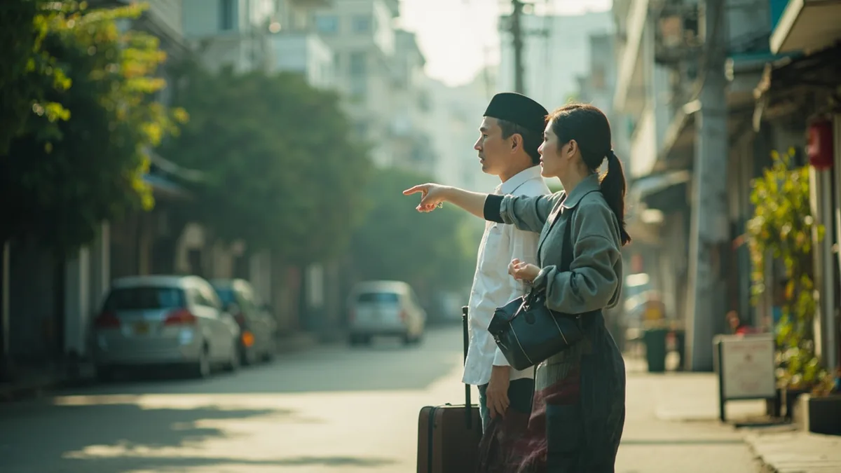 중국어로 "여기서 멀어요" — 离这儿远吗？ (lí zhèr yuǎn ma?)