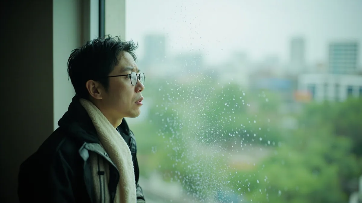 중국어로 "비가 와요" — 下雨了 (xiàyǔ le)