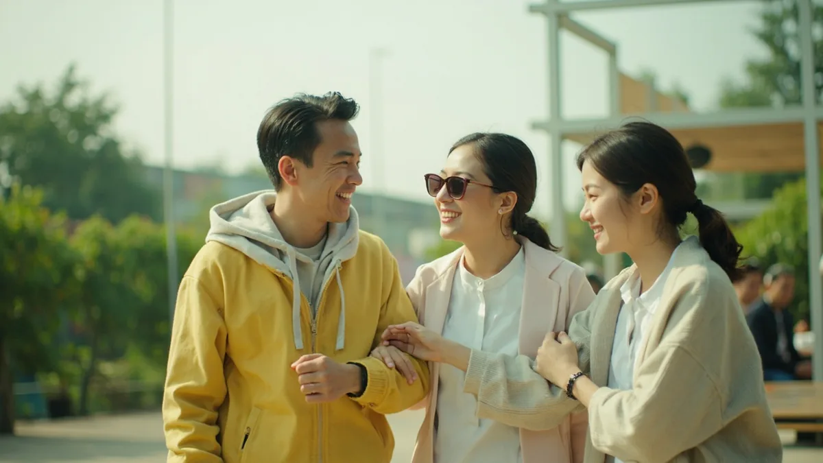 중국어로 "잘 살고 많이 웃고 사랑하자" — 好好生活，开心地笑，用心去爱 (hǎohǎo shēnghuó, kāixīn de xiào, yòngxīn qù ài)