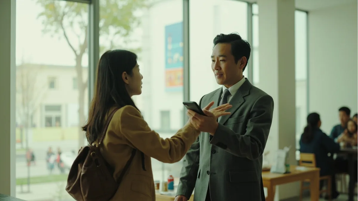중국어로 "여기서는 사진 촬영 금지예요" — 这里禁止拍照 (zhèlǐ jìnzhǐ pāizhào)
