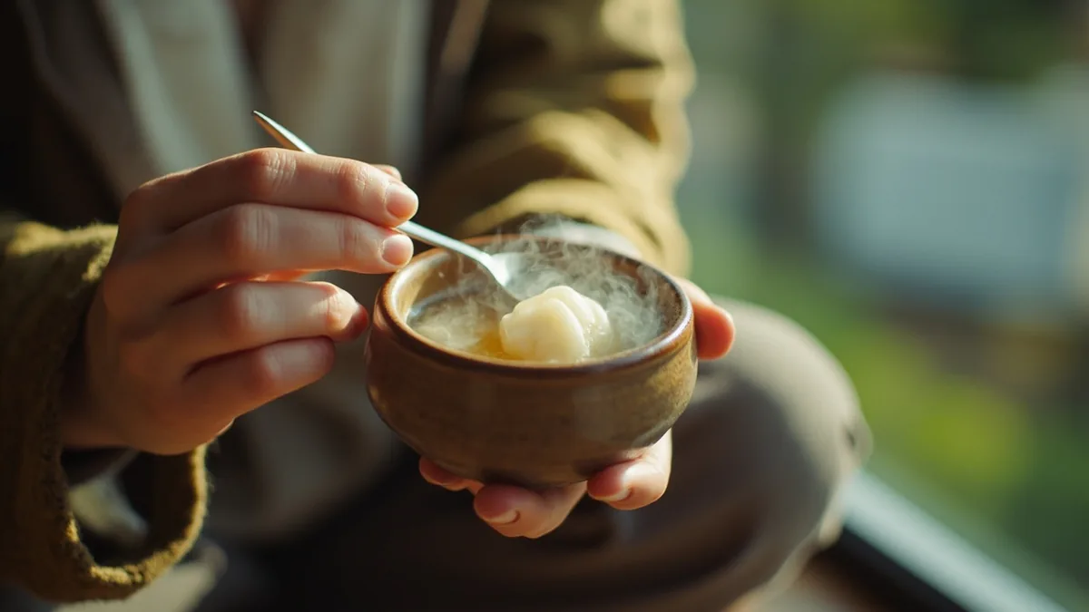 중국어로 "탕위안" — 汤圆 (tāngyuán)