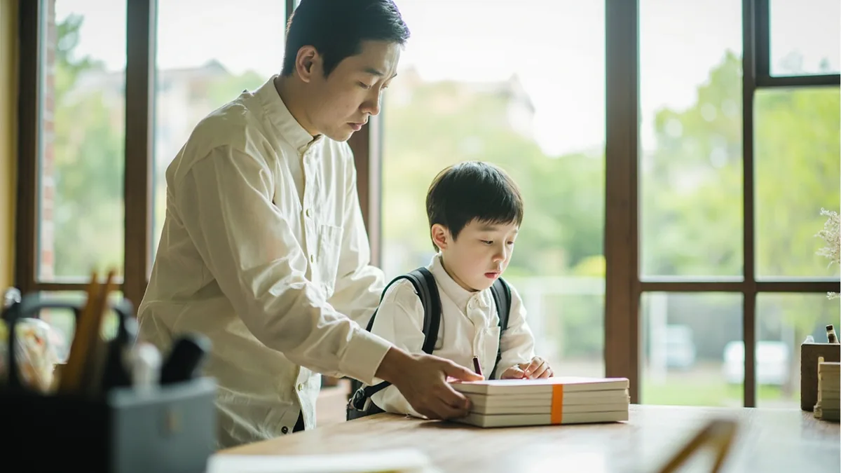 중국어로 "숙제할 시간이야" — 写作业了 (xiě zuòyè le)
