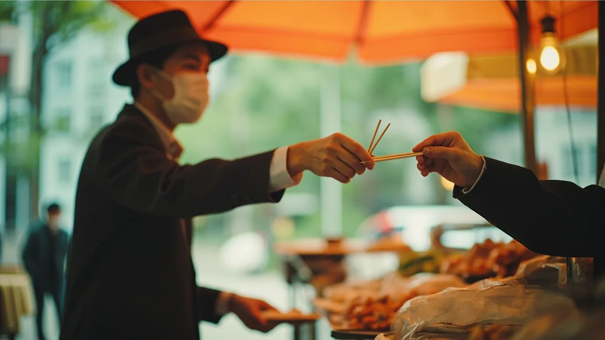중국어로 "젓가락 필요하세요" — 需要筷子吗？ (xūyào kuàizi ma?)